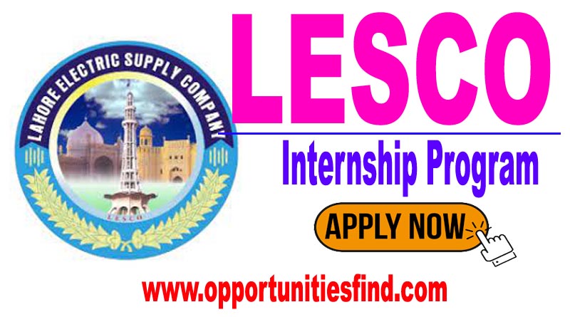LESCO Internship 2024 for Students | Paid Internship - Online Apply