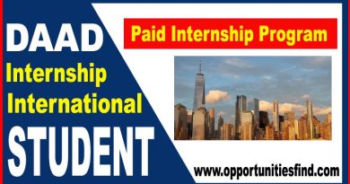 DaaD Internship 2022 | Daad Summer Internship for International Students