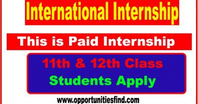Top 10 International Internship 2022 for 11th and 12th Students