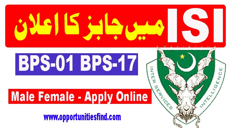 ISI Jobs 2023 Ministry of Defence  (342 Post) | Online Apply  