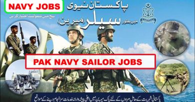 Pak Navy Sailor Jobs 2022 Online Registration - www.joinpaknavy.gov.pk