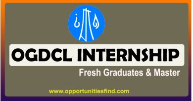 OGDCL Internships 2023 Fresh Graduates & Master | Online Apply