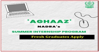 NADRA Internship 2023 All Officer | Graduates Apply Online