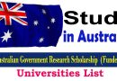 Australian Government Research Scholarship 2023-24 (Funded)