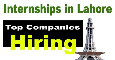 Internships in Lahore 2023 | Paid Internships in Lahore – Hiring Graduates/12 Pass