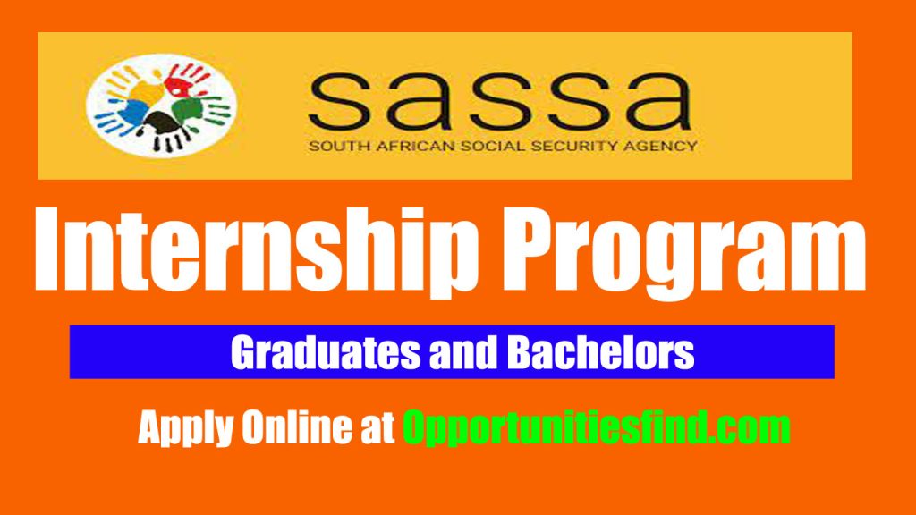 SASSA Internships 2024 South Africa | Apply Online