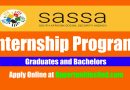 SASSA Internships 2023 South Africa | Apply Online